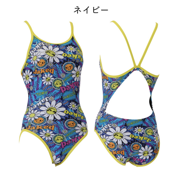 Jakedレディース練習用トレーニング水着820572カラー18グレー