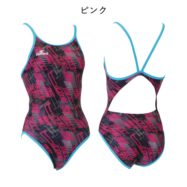 Jakedレディース練習用トレーニング水着820572カラー09ブラック