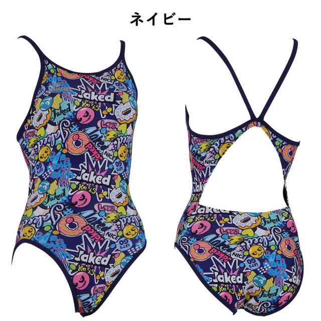 Jakedレディース練習用トレーニング水着820572カラー18グレー