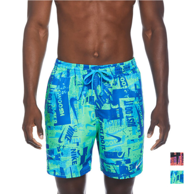 　【NIKE SWIM公式】【40%OFF】【NIKE FA23 新商品】NIKE 23FA MEN コラージュ7"ボレーショーツ NESSD533