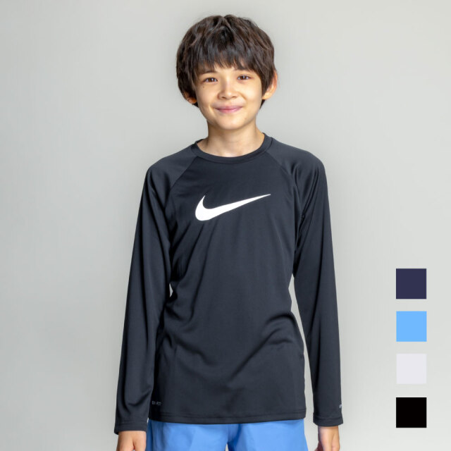 【NIKE SWIM公式】ナイキ ボーイズソリッド長袖ハイドロガード NESSD829
