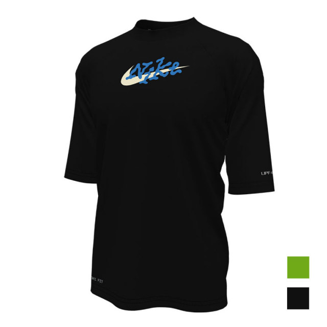 【NIKE SWIM公式】【30％OFF】ナイキ スクリブル半袖ハイドロガード NESSE830