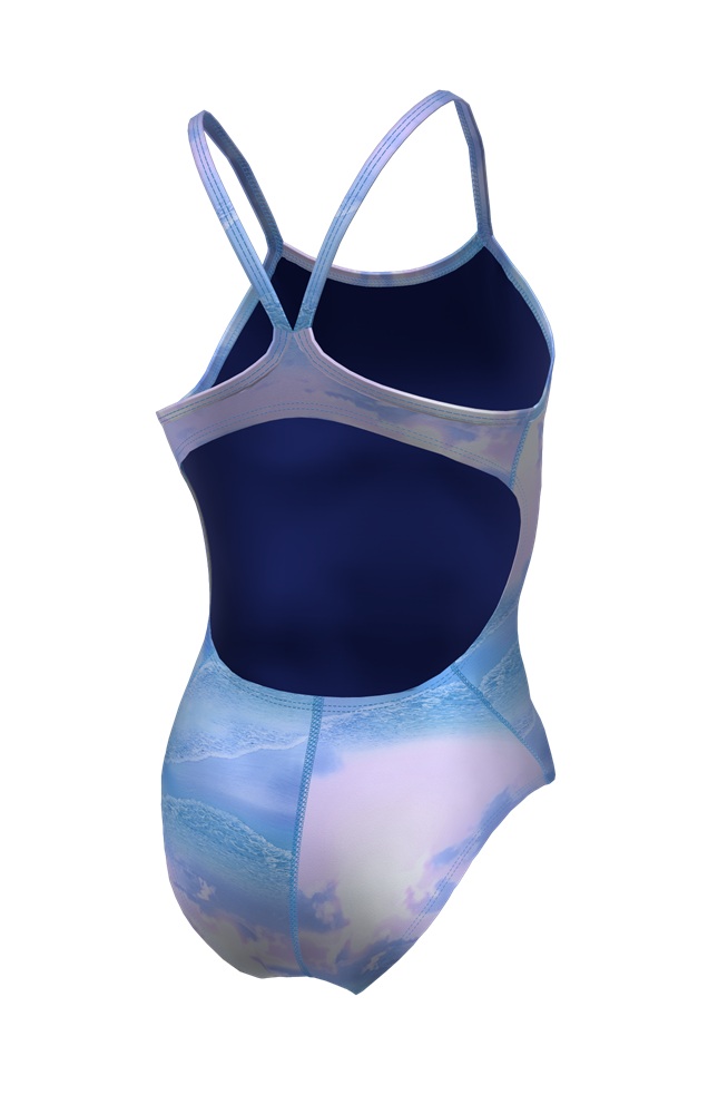 NIKE SWIM公式】ナイキ SS25/FA25プリントレーサーバックワンピース
