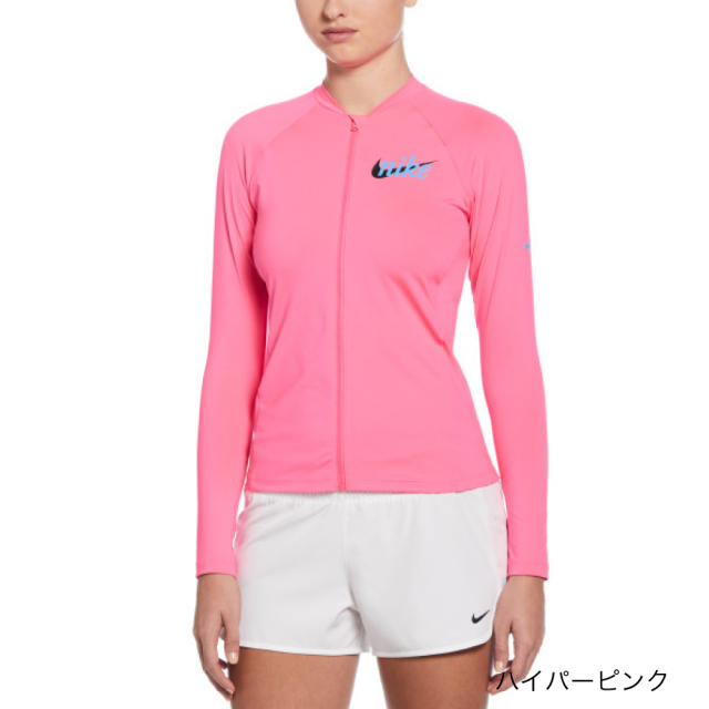 NIKE SWIM公式】25SS ナイキ ウィメンズグラフィック長袖ジップ