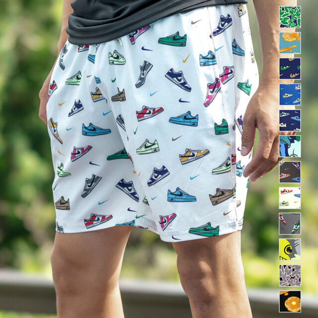 【NIKE SWIM公式】【30％OFF】ナイキ SS25シーズンプリントストレッチ7"ボレーショーツ nessf552