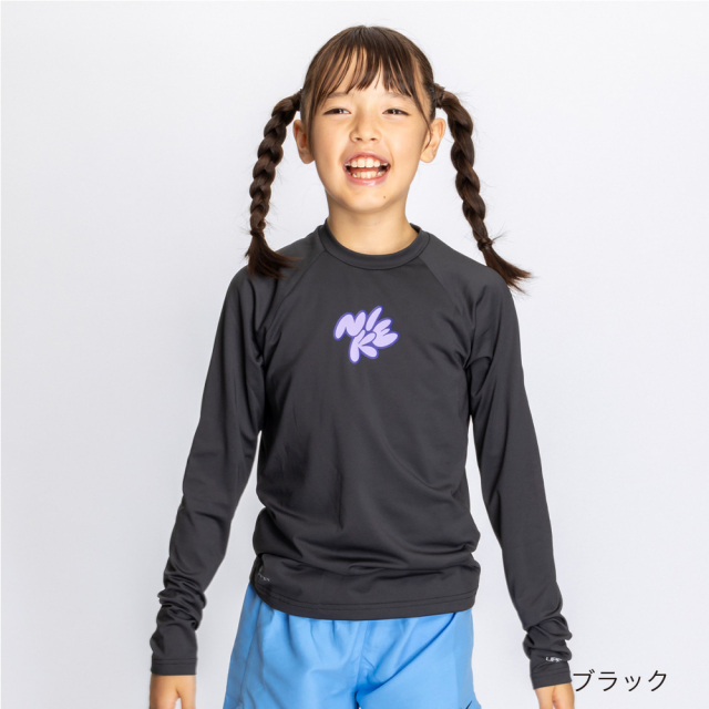 NIKE SWIM公式】25SS ナイキ バブルNIKEグラフィック長袖ハイドロ