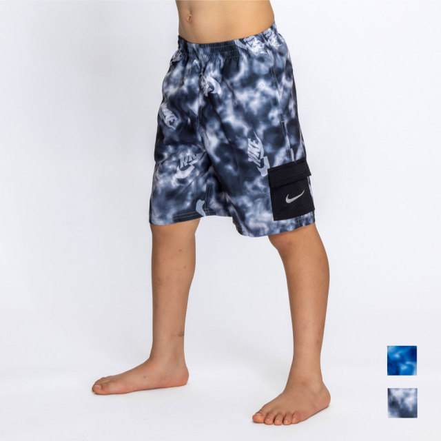 【NIKE SWIM公式】【30％OFF】ナイキ ボーイズタイダイカモプリント7"ボレーショーツ nessf794
