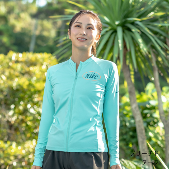 NIKE SWIM公式】26SS ナイキ ウィメンズエッセンシャルジップ長袖