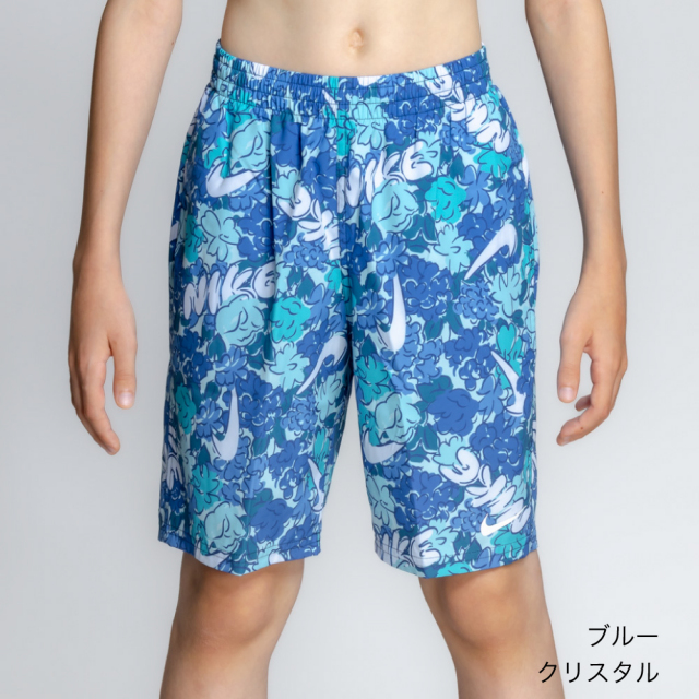 NIKE SWIM公式】26SS ナイキ ボーイズブレイカーバブルフローラル7
