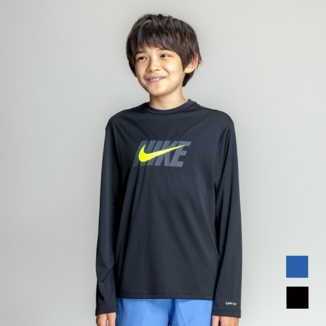 【NIKE SWIM公式】26SS ナイキ ボーイズスウッシュオーバーNIKE長袖ハイドロガード nessg832