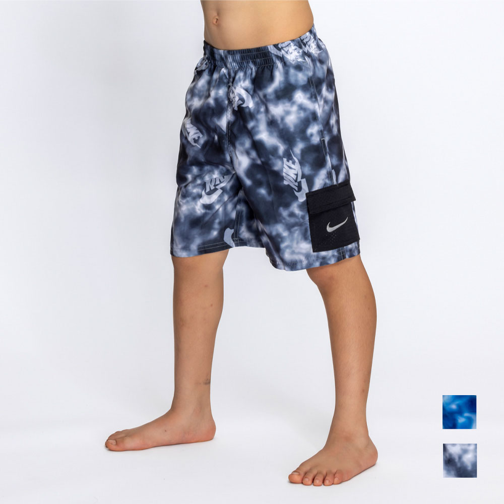 【NIKE SWIM公式】【30％OFF】ナイキ ボーイズタイダイカモプリント7"ボレーショーツ nessf794