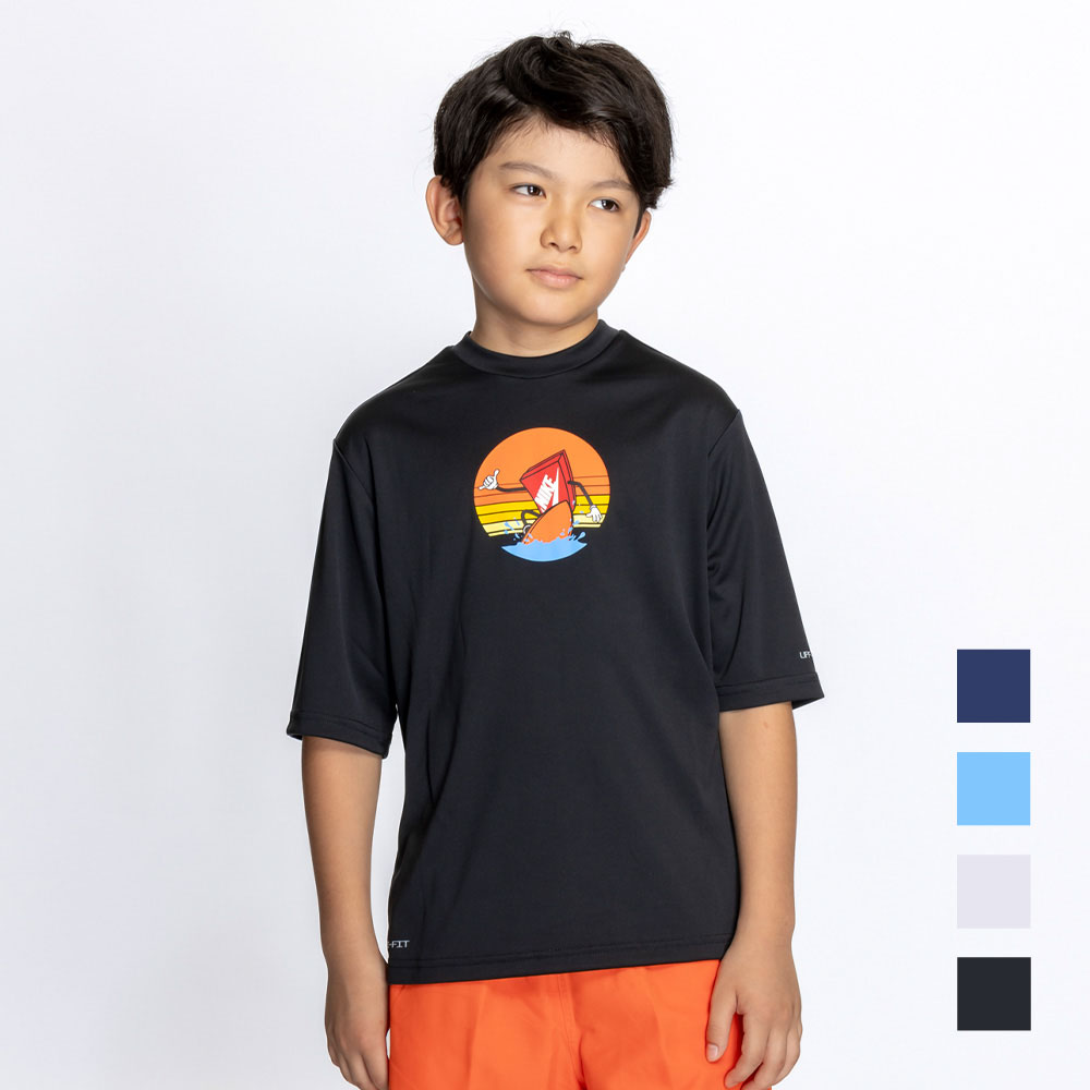 夏 NIKE SWIM公式】ナイキ シューズボックスグラフィック半袖ハイドロ