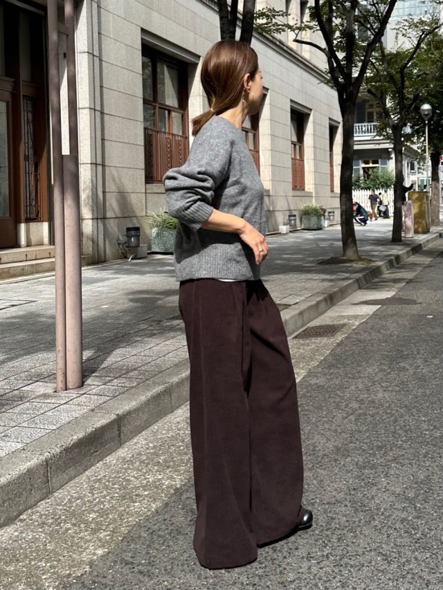 パンツ・ボトムスその他 Loop Belted Corduroy Pants (3color) Corduroy tuck wide pants(3color)