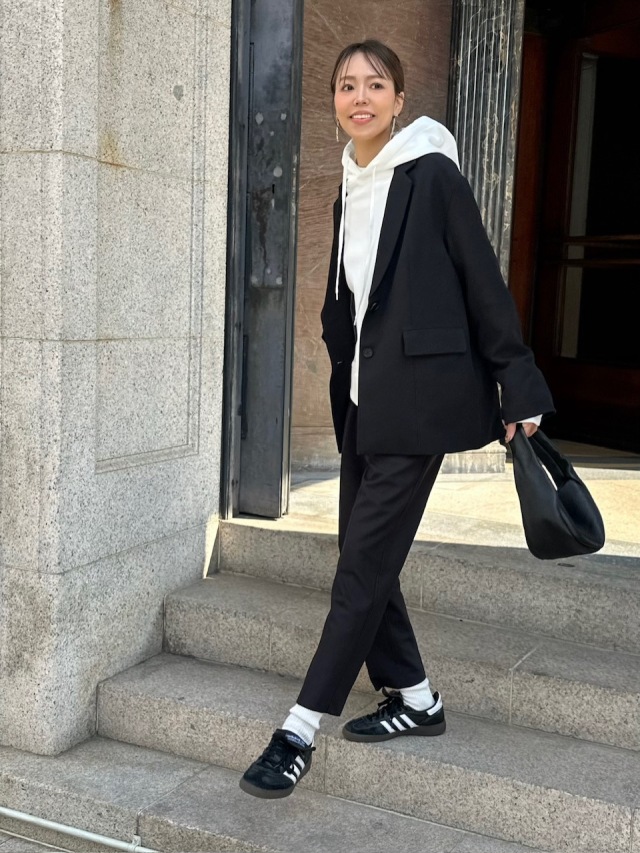 パンツ L'Or Center Press Tapered Pants quaranciel スラックス パンツ quaranciel:「洗濯機可能