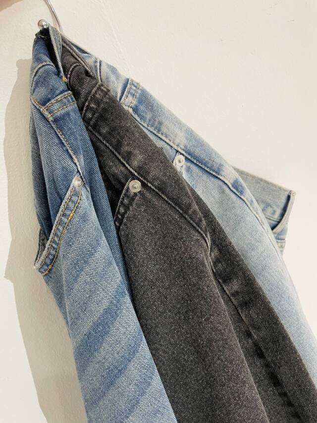 High west curve denim pants ( 3color )