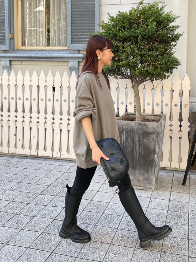 goa ファー付きスエードベルト ゴア goa リアルファー付きスエードベルト モカブラウン - 小物