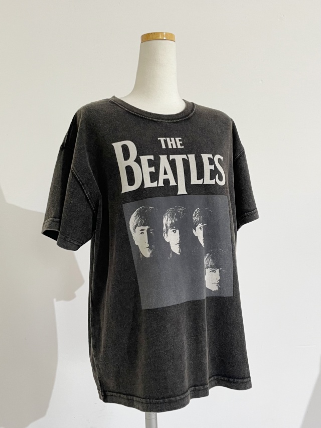 The Beatles fade print t - shirt