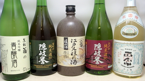 熟成あり・　お取り寄せ・時代を遡る日本酒、時代を飲む大人の日本酒のセット　720ml×5本