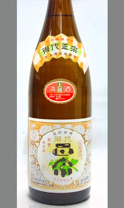 淡麗辛爽口　和歌山 島本酒造 上撰 御代正宗 1800ml