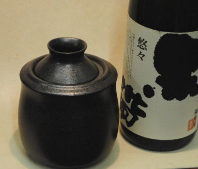 お手頃で美味しくなる燗器　黒結晶1合酒燗器 　(約150ml)