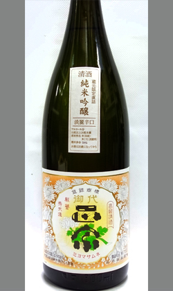 和歌山　島本酒造　御代正宗純米吟醸淡麗辛口1800ml