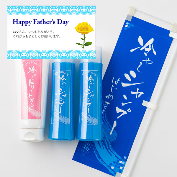 【父の日ギフト】【山形名物】冷やしシャンプーはじめましたセット（シャンプー2本、トリートメント1本）