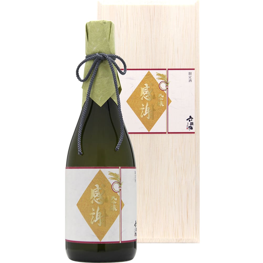 六歌仙／大吟醸720ml(感謝ラベル)[桐箱入]