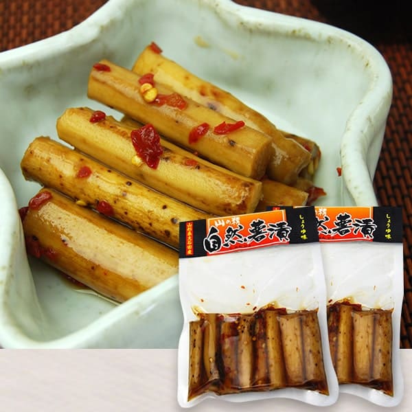 いげたや庄司醸造／自然薯漬しょうゆ味2袋セット(100g×2袋)