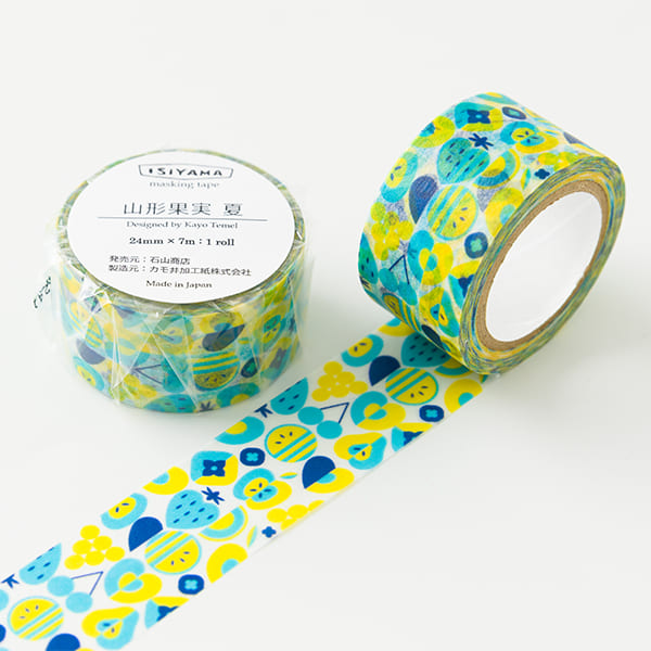石山商店オリジナルマスキングテープ[山形果実　夏]【宅急便】