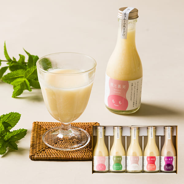 【お中元】糀と果実フルーツあまざけ5本セット