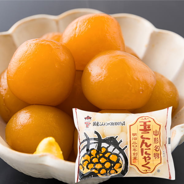 山形の玉こんにゃく1kg(約35粒入り)