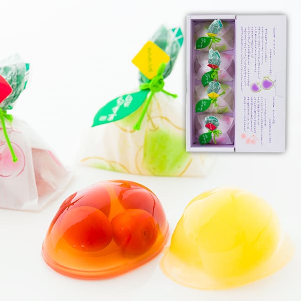 杵屋本店／山形旬香菓4個入(ラフランス×2、さくらんぼ×2)