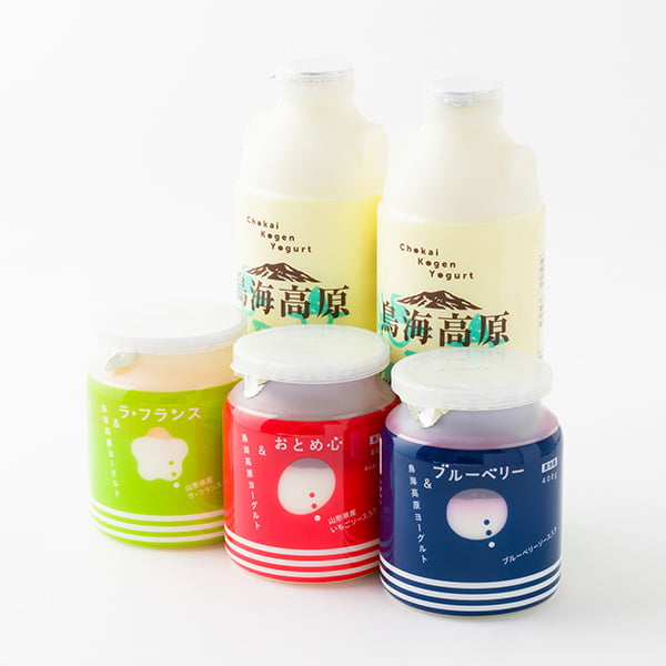 鳥海高原ヨーグルト／こだわりヨーグルトギフトセット【F-01】