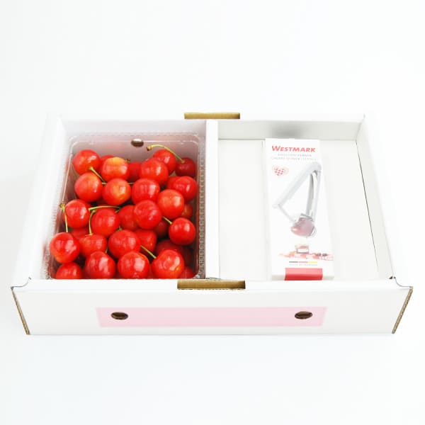 さくらんぼとチェリーストーナーセット(さくらんぼ佐藤錦500gバラ詰L