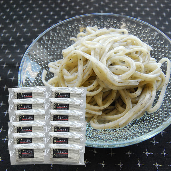 【夏季限定】はせ川製麺／半生麺ごまうどん(180g×12袋)