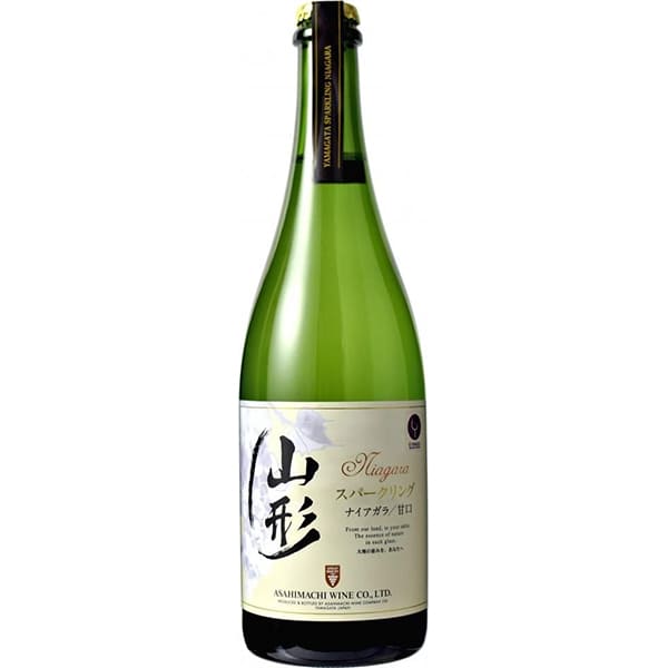 朝日町ワイン／山形スパークリング デラウェア甘口 750ml