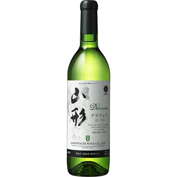 朝日町ワイン／山形デラウエア白辛口 720ml