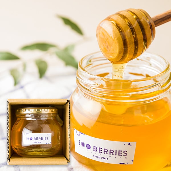 【販売終了】100BERRIES／ブルーベリーの花のはちみつ(300g)