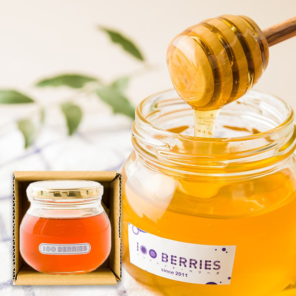 【数量限定】100BERRIES／ブルーベリーの花のはちみつ(300g)