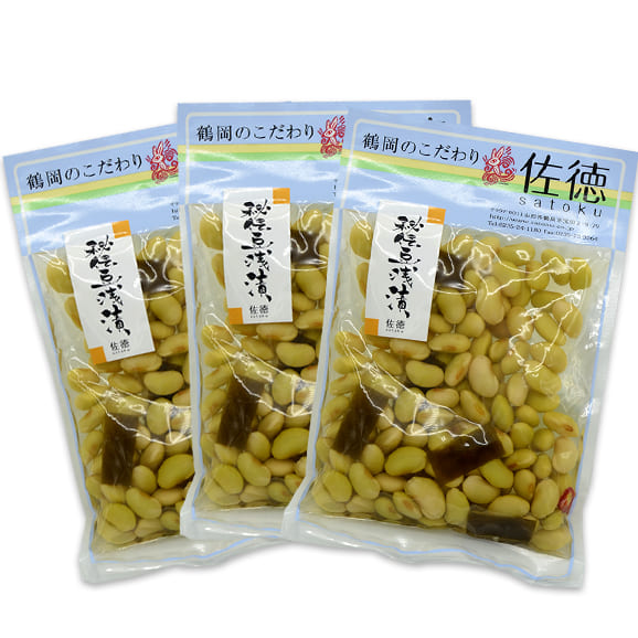 山形の秘伝豆浅漬け 160g 3袋入 箱入 山形の秘伝豆浅漬け 160g 3袋入 箱入