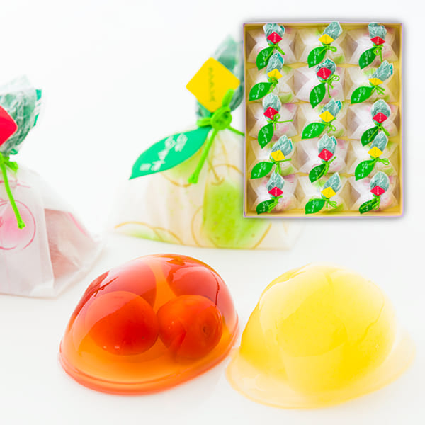 杵屋本店／山形旬香菓15個入(ラフランス×7、さくらんぼ×8)