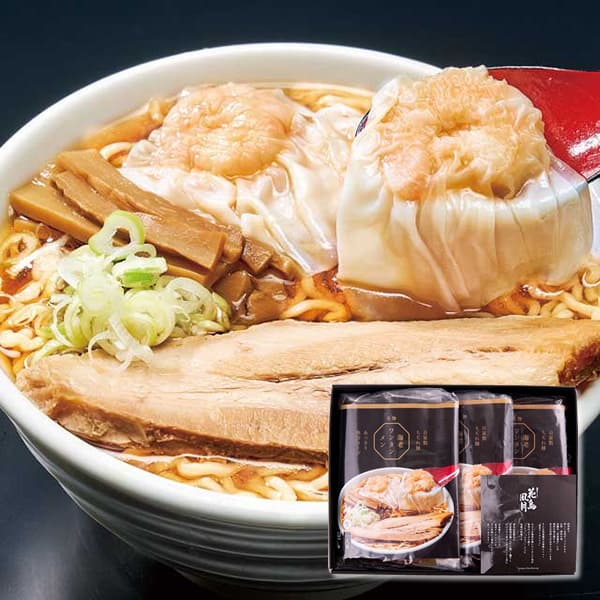 花鳥風月／冷凍海老ワンタンメン4食セット