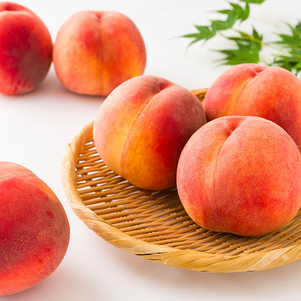 森谷果樹園の黄桃 紅黄金桃約3kg(8〜10玉)