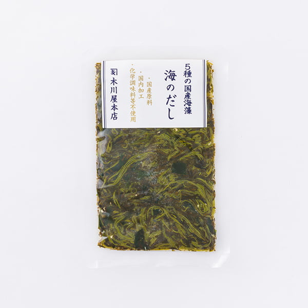 木川屋本店／海のだし(国産5種の海藻ミックス)10袋セット(80g×10)