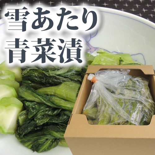雪あたり青菜漬 せいさいづけ 2ｋｇ