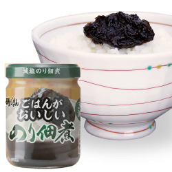 【30%減塩・国産のり100%】ごはんがおいしいのり佃煮 120g