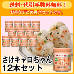 【送料・代引手数料無料】さけキャロちゃん12本セット