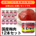 【送料・手数料無料】国産梅肉12本セット