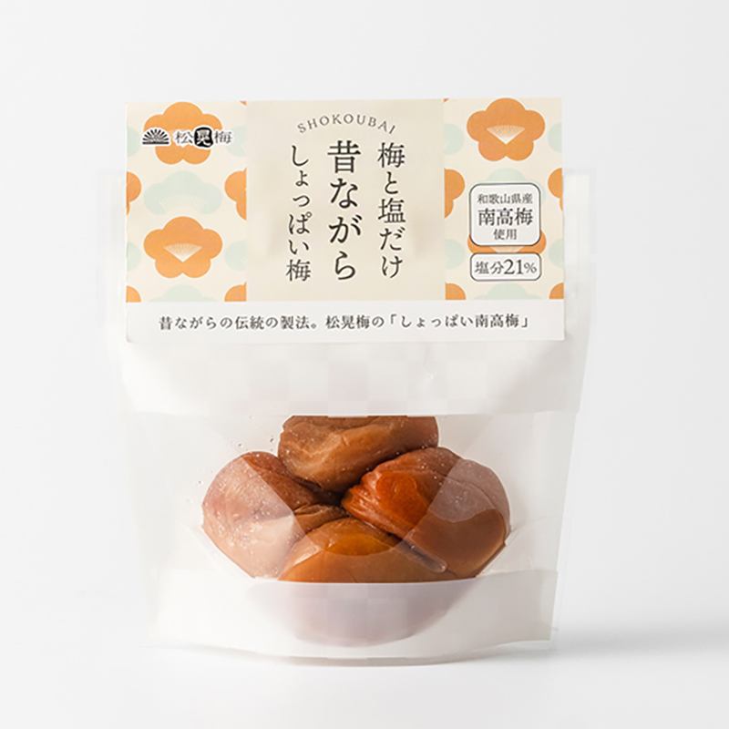 梅と塩だけ昔ながらのしょっぱい梅（白干し梅）80g