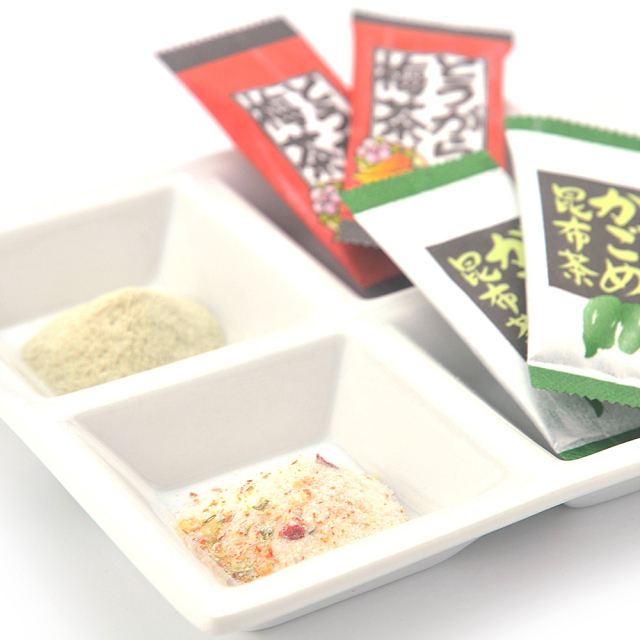 お茶セット（とうがらし梅茶、ガゴメ昆布茶）